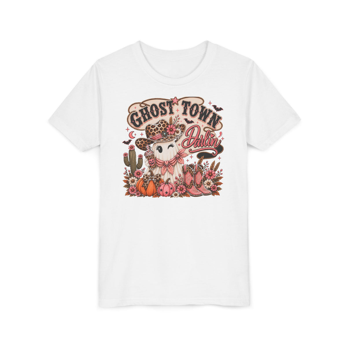 Ghost Town Darlin’ Girls’ Western Halloween Tee