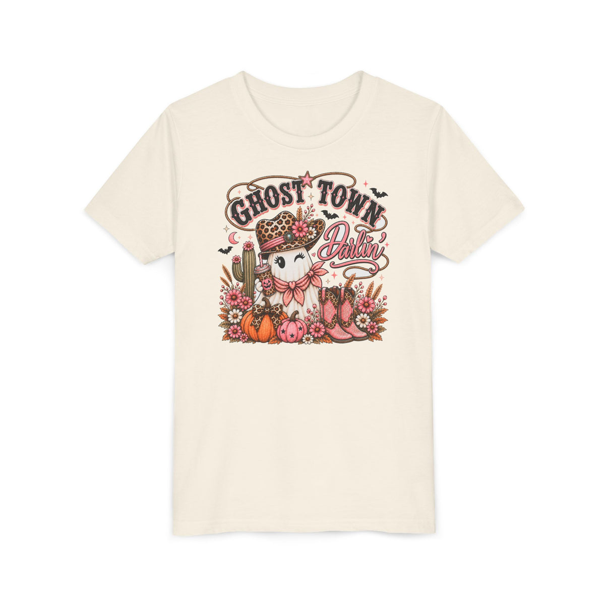Ghost Town Darlin’ Girls’ Western Halloween Tee