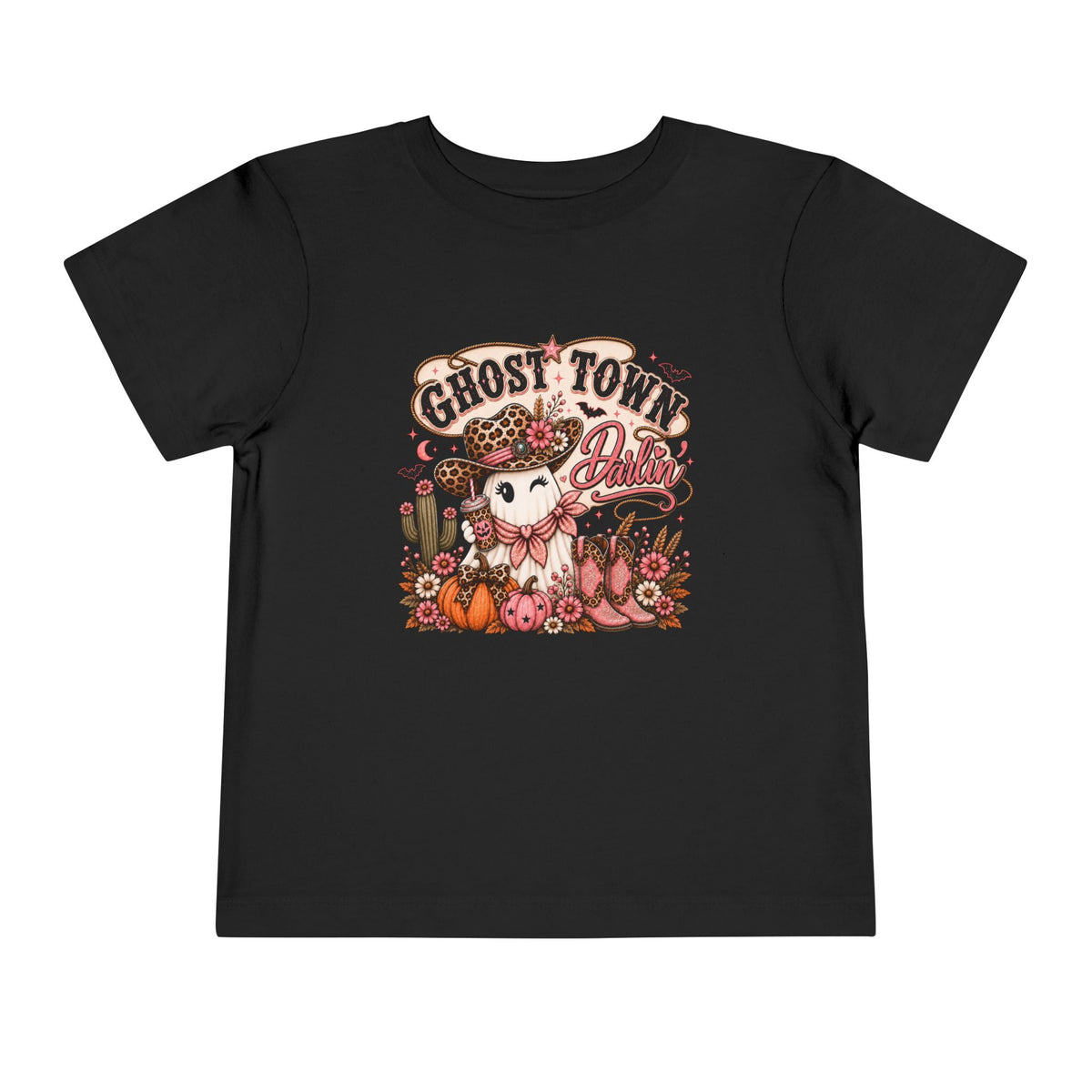Ghost Town Darlin’ Toddler Western Halloween Tee