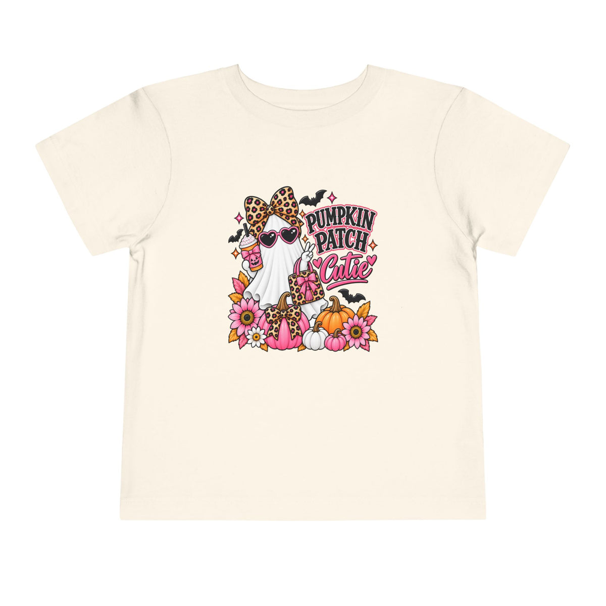 Pumpkin Patch Cutie Toddler Halloween Shirt – Cute Ghost Pumpkin Patch T-shirt for Girls