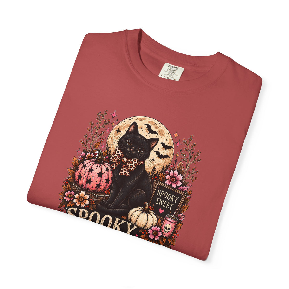 Spooky, Sweet & a Little Feral Adult Halloween T-Shirt