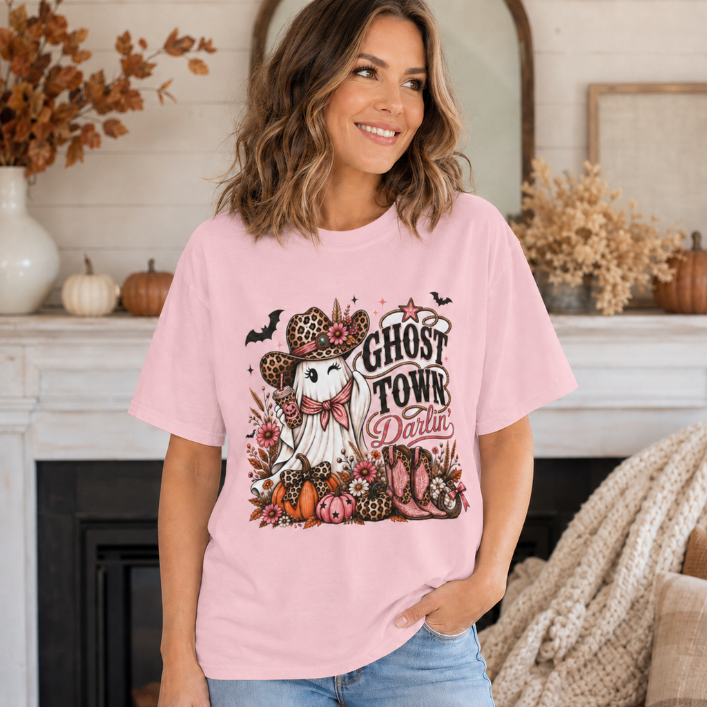 Ghost Town Darlin’ Western Halloween Tee | Comfort Colors®