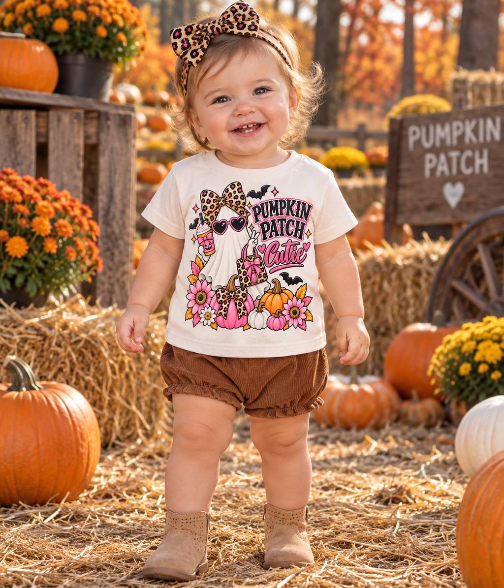 Pumpkin Patch Cutie Baby Halloween Shirt – Cute Ghost Infant Tee