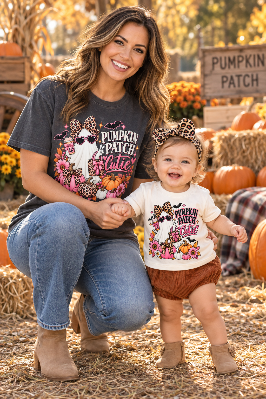 Pumpkin Patch Cutie Baby Halloween Shirt – Cute Ghost Infant Tee