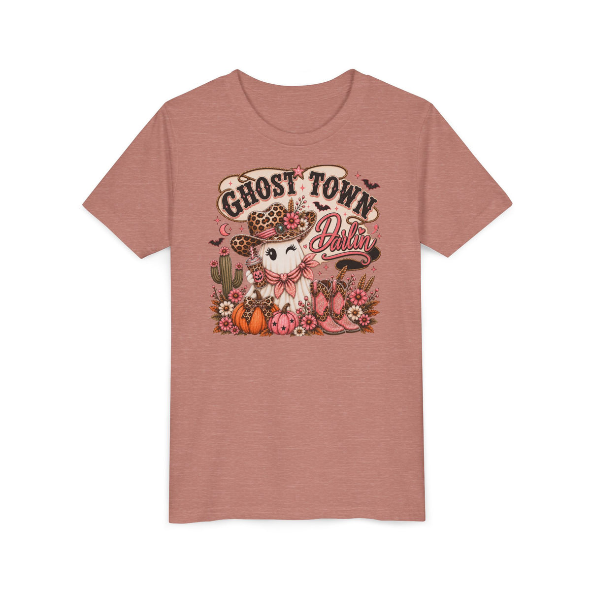 Ghost Town Darlin’ Girls’ Western Halloween Tee