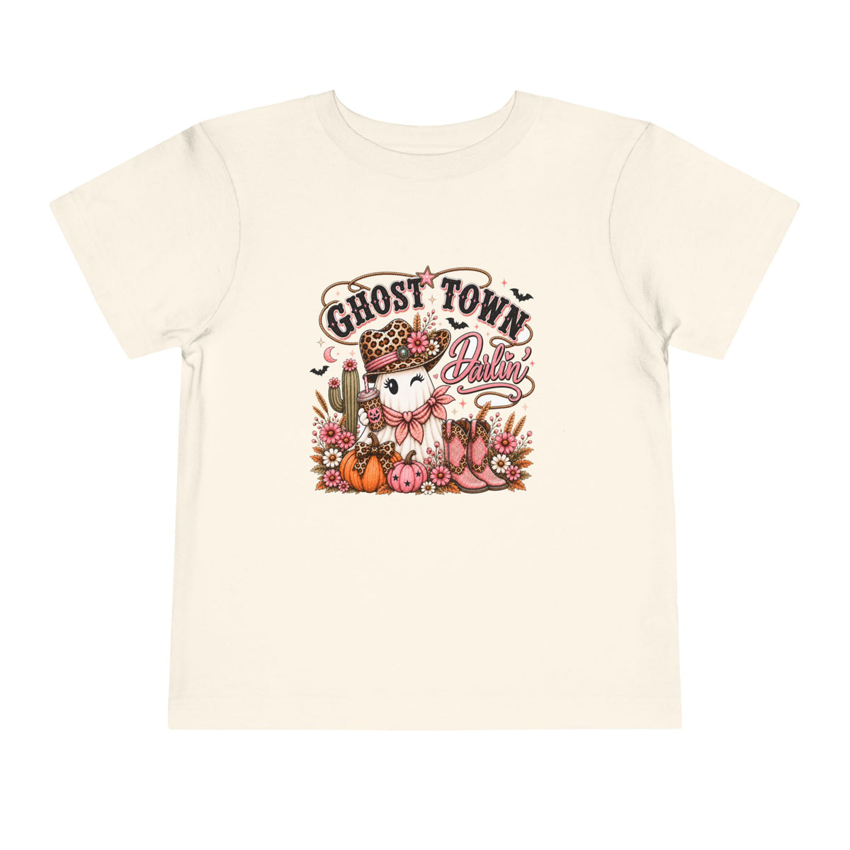 Ghost Town Darlin’ Toddler Western Halloween Tee