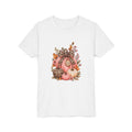 Girls’ Leopard Pumpkin T-Shirt – Pink Boutique Fall Graphic, Bella+Canvas