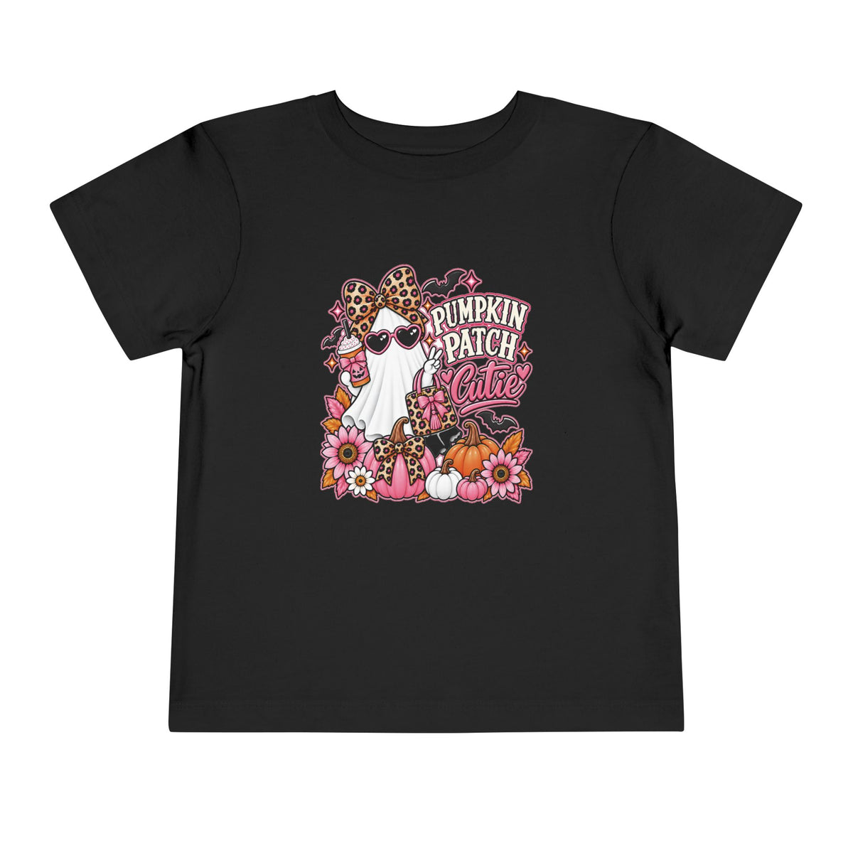 Pumpkin Patch Cutie Toddler Halloween Shirt – Cute Ghost Pumpkin Patch T-shirt for Girls