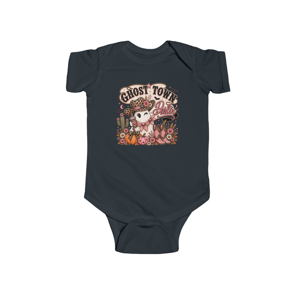Ghost Town Darlin’ Baby Girl Western Halloween Bodysuit