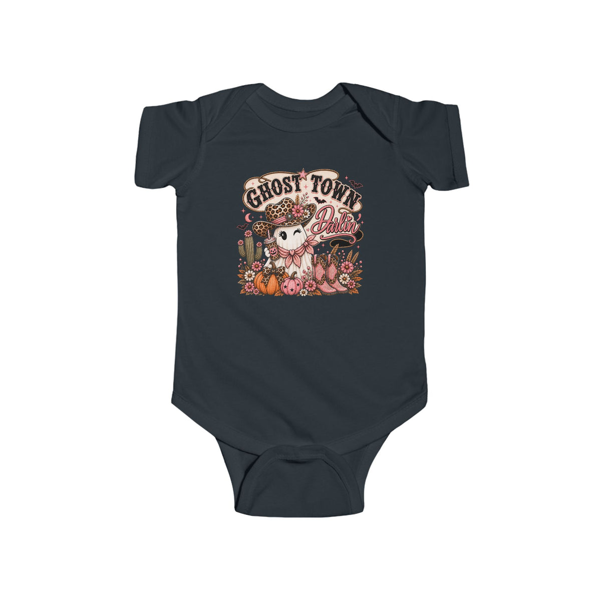 Ghost Town Darlin’ Baby Girl Western Halloween Bodysuit