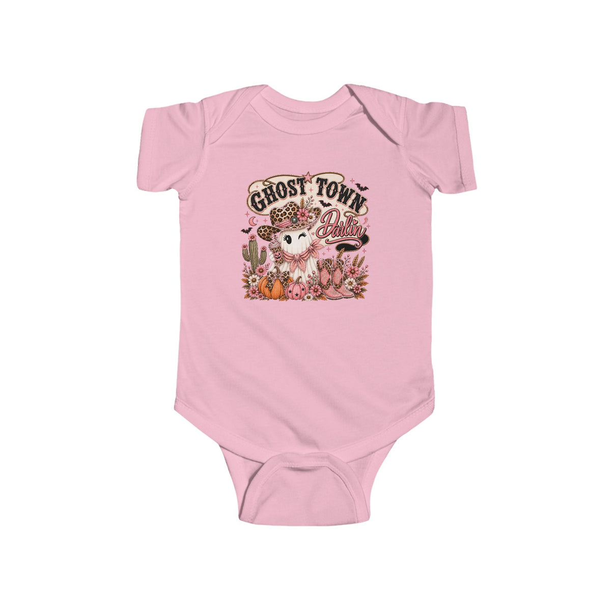 Ghost Town Darlin’ Baby Girl Western Halloween Bodysuit