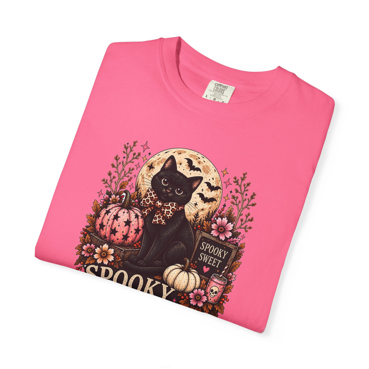 Spooky, Sweet & a Little Feral Adult Halloween T-Shirt