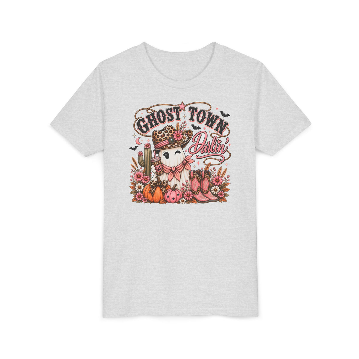 Ghost Town Darlin’ Girls’ Western Halloween Tee