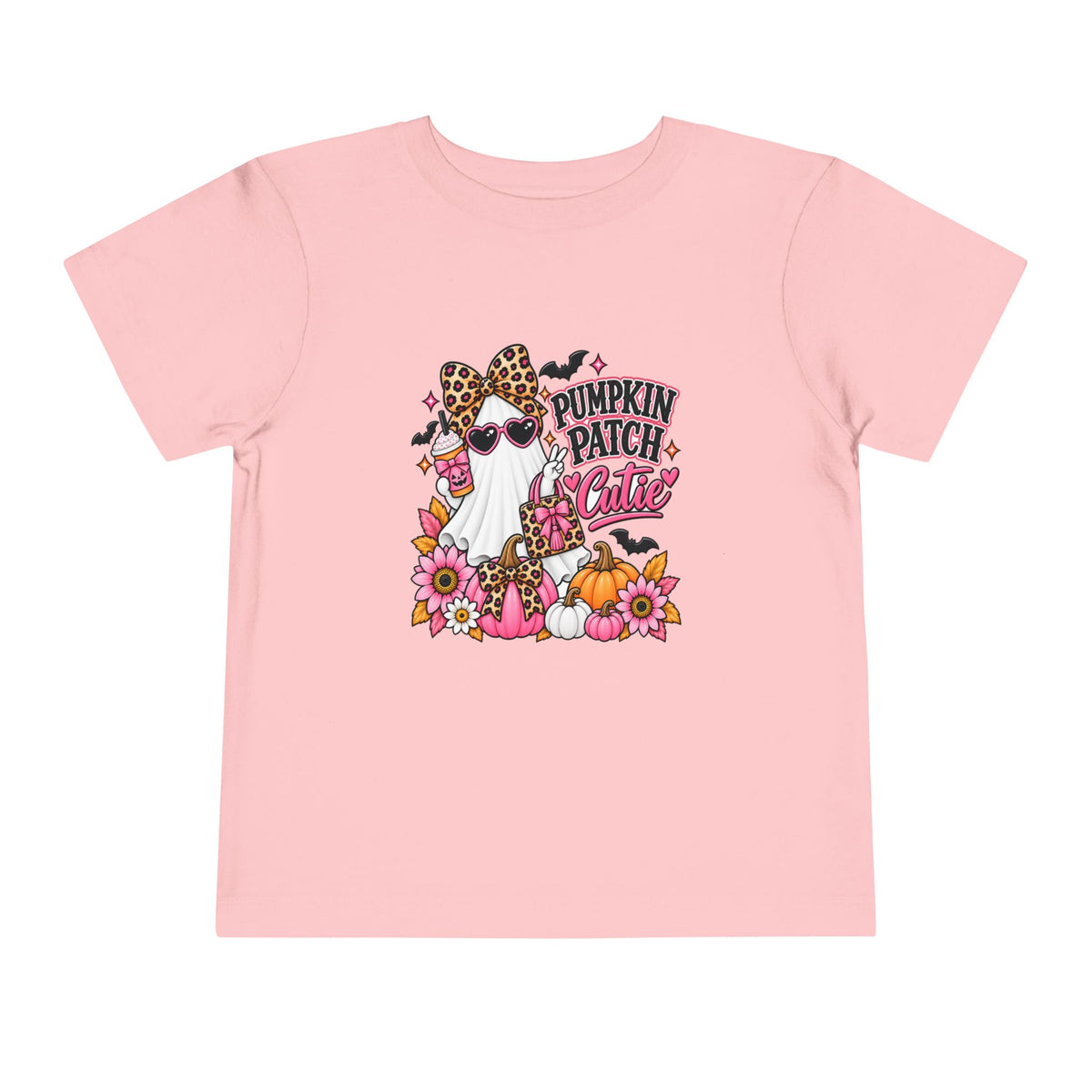 Pumpkin Patch Cutie Toddler Halloween Shirt – Cute Ghost Pumpkin Patch T-shirt for Girls