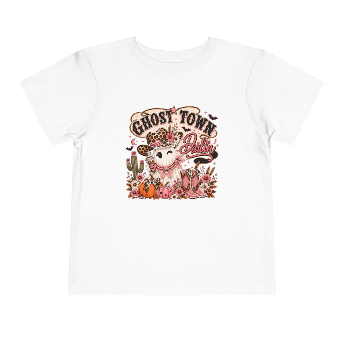 Ghost Town Darlin’ Toddler Western Halloween Tee